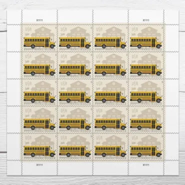 122404-L0_93c7554f-43fc-4bad-80fa-cdfa3ae30fd4 2023 School Bus First Class Postage Stamps (Additional Ounce)