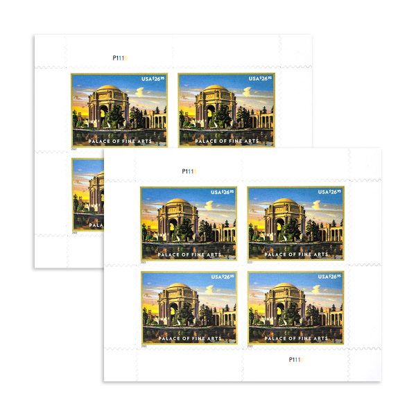 2022 Palace of Fine Arts Express Priority Stamps