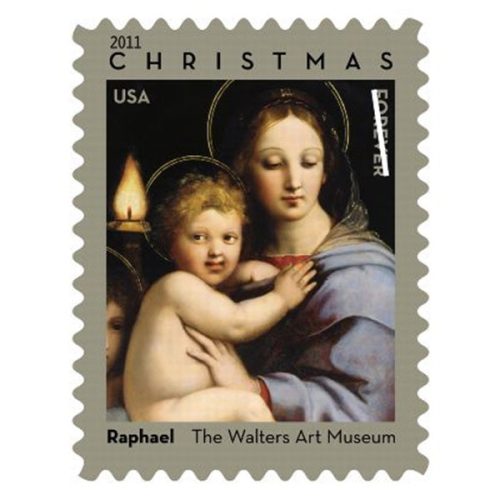 2 2011 Madonna of the Candelabra Forever First Class Postage Stamps