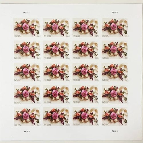 20220817170608_1_08cf2925-1ca9-47d3-acce-07dbaec2c797 2020 Garden Corsage Two Ounce Forever First Class Postage Stamps