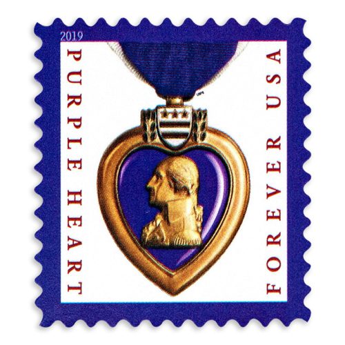 22D109DD-1576-DEE3-9329-442393E5AF6A_afd6cfe5-95cc-4525-925a-71339827e3e9 2019 Purple Heart Medal Forever First Class Postage Stamps
