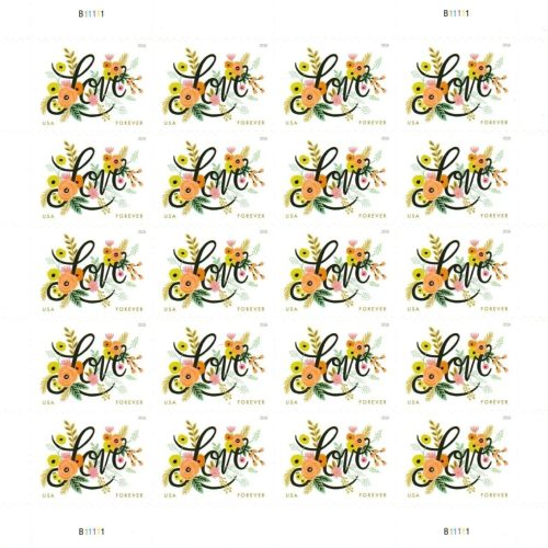 2018 Love Flourishes Forever First Class Postage Stamps