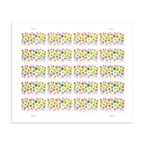 2020 Let’s Celebrate! Forever First Class Postage Stamps