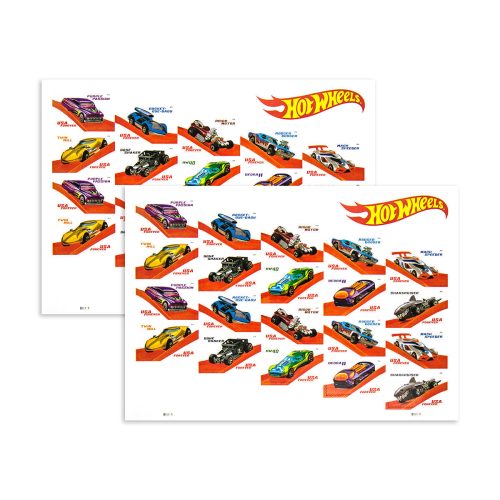 2018 Hot Wheels Cars Forever First Class Postage Stamps