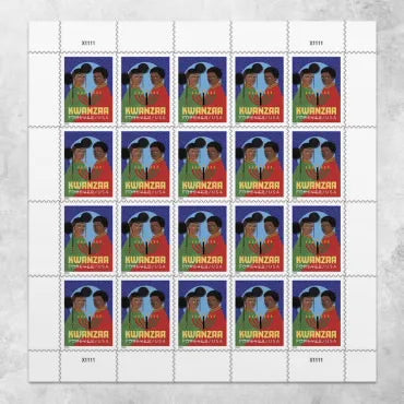 580604-L0_b79df561-0880-4cdc-ad16-1f03d9b1f46c 2022 Kwanzaa Forever First Class Postage Stamps