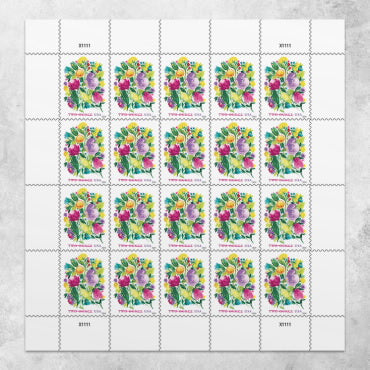 585804-L0_4a351125-4773-48f6-84c2-cda417f9629f-1 2024 Wedding Blooms Two Ounce Forever First Class Postage Stamps