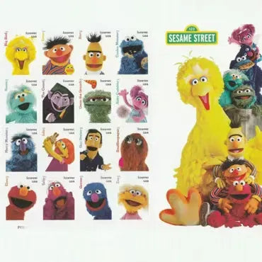 7e7f89e9030dd9f68e0e64ad1bae5c2_10c9c766-9768-475b-a2b2-1efdc7f9d23d 2019 Sesame Street Forever First Class Postage Stamps