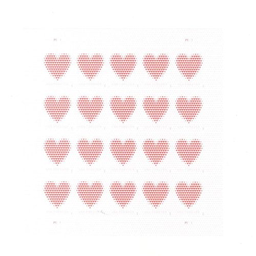 2020 Made of Hearts Forever First Class Postage Stamps