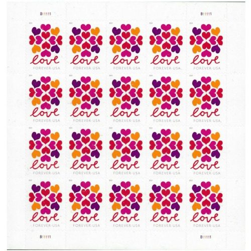 9_1_559ea54d-3a6a-42ba-8059-c21b89049823 2019 Love Heart Blossom Forever First Class Postage Stamps