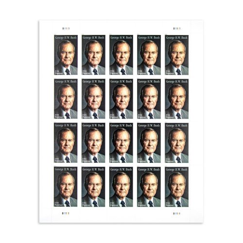 AC0F5D5C-AEF8-FF0E-3956-139B6B8E2FFE 2019 George H.W. Bush Forever First Class Postage Stamps